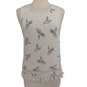 W5 Anthropologie Tank Top Hummingbird